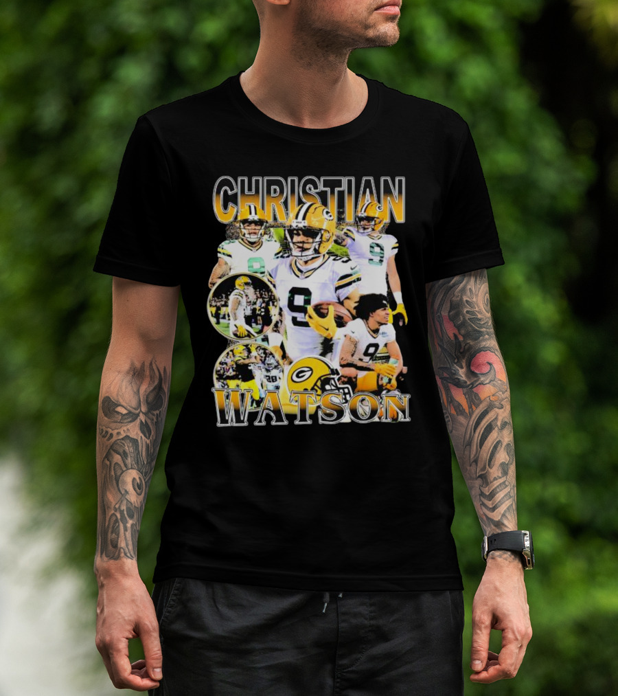Christian Watson Green Bay Packers Football Player Highlights T-Shirt