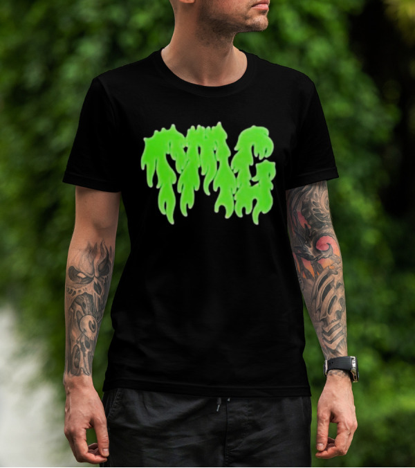 TMG Merch Slime Green Drip TMG T-Shirt