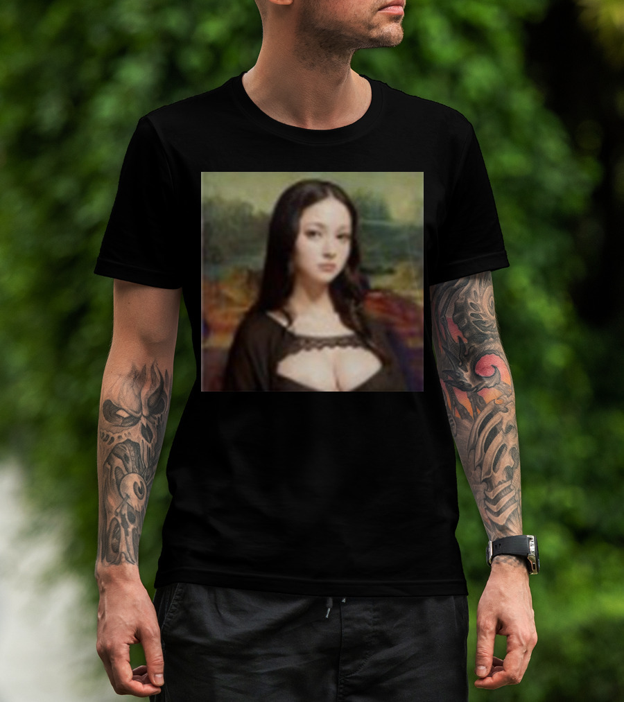 Modern Mona Lisa Renaissance Elegance T-Shirt
