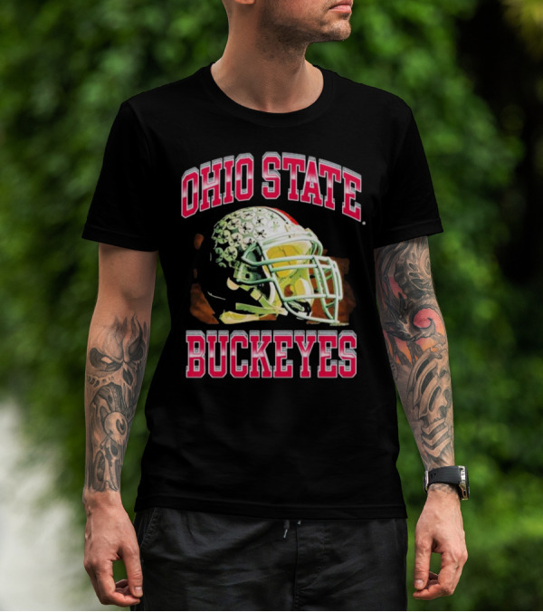Ohio State Buckeyes Football Helmet T-Shirt
