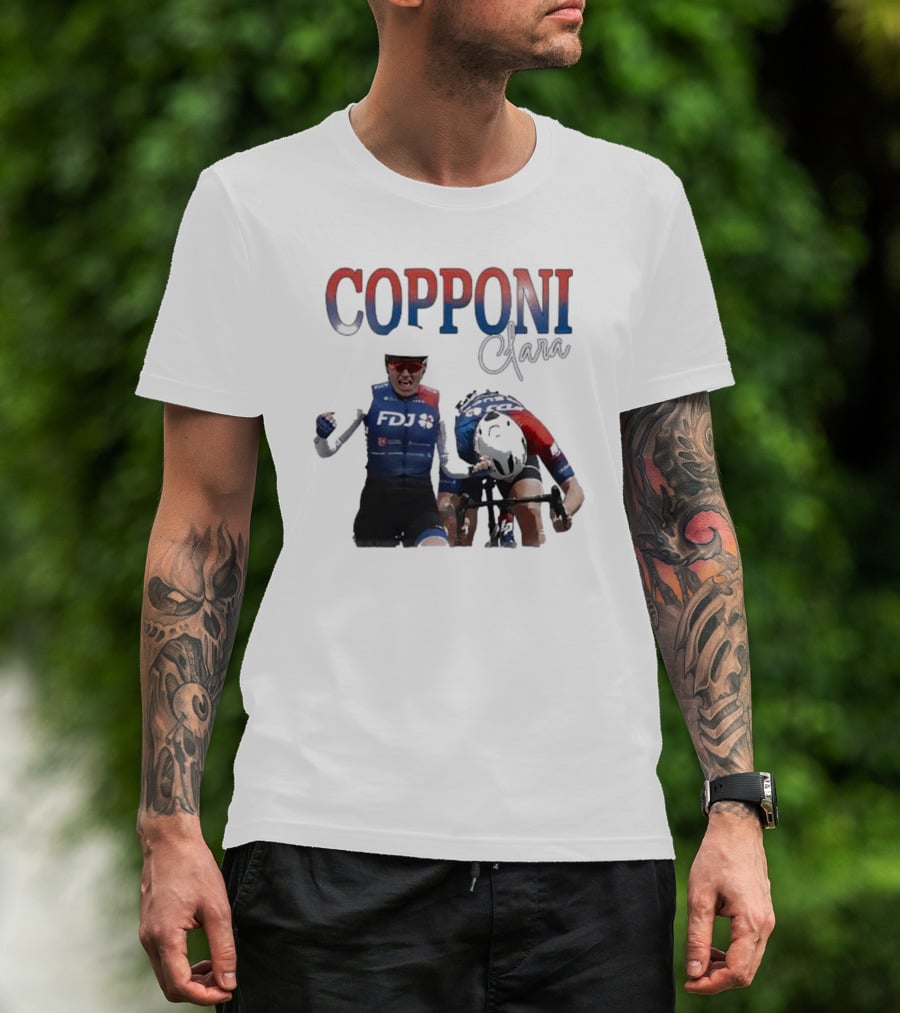 Clara Copponi FDJ Cycling Racing Champion T-Shirt