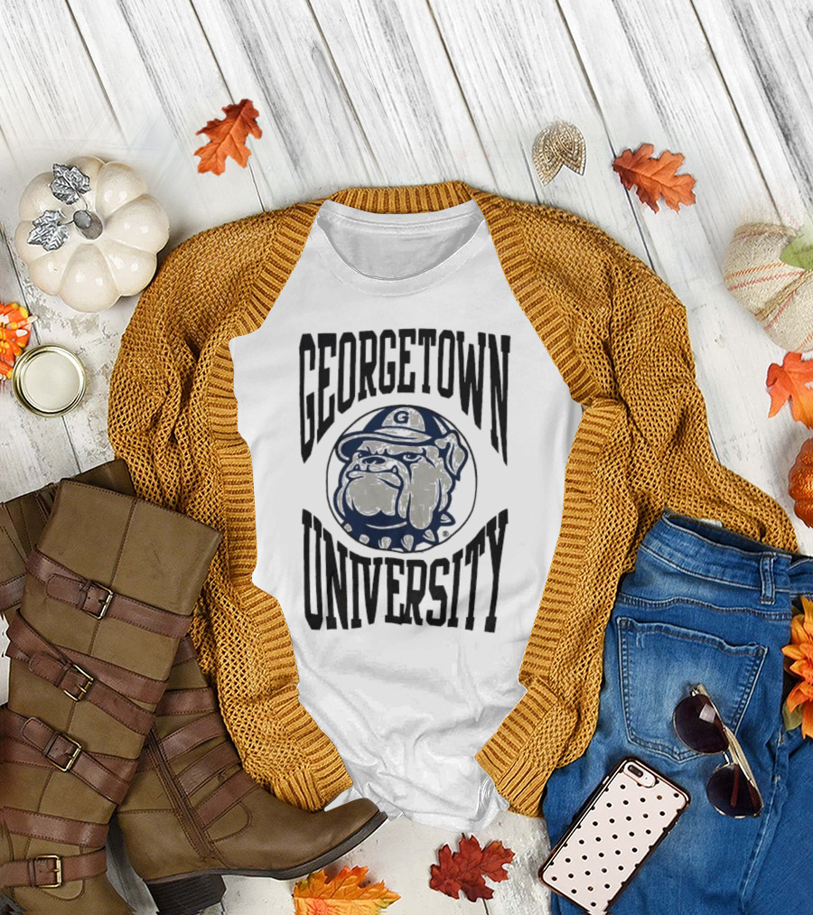 Georgetown University Bulldog Lightweight Crew 3.0 T-Shirt