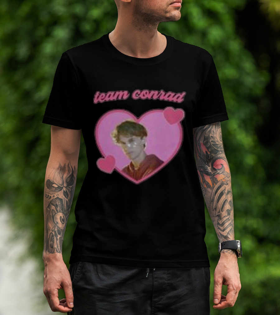 Team Conrad Heart Design Lembrar T-Shirt