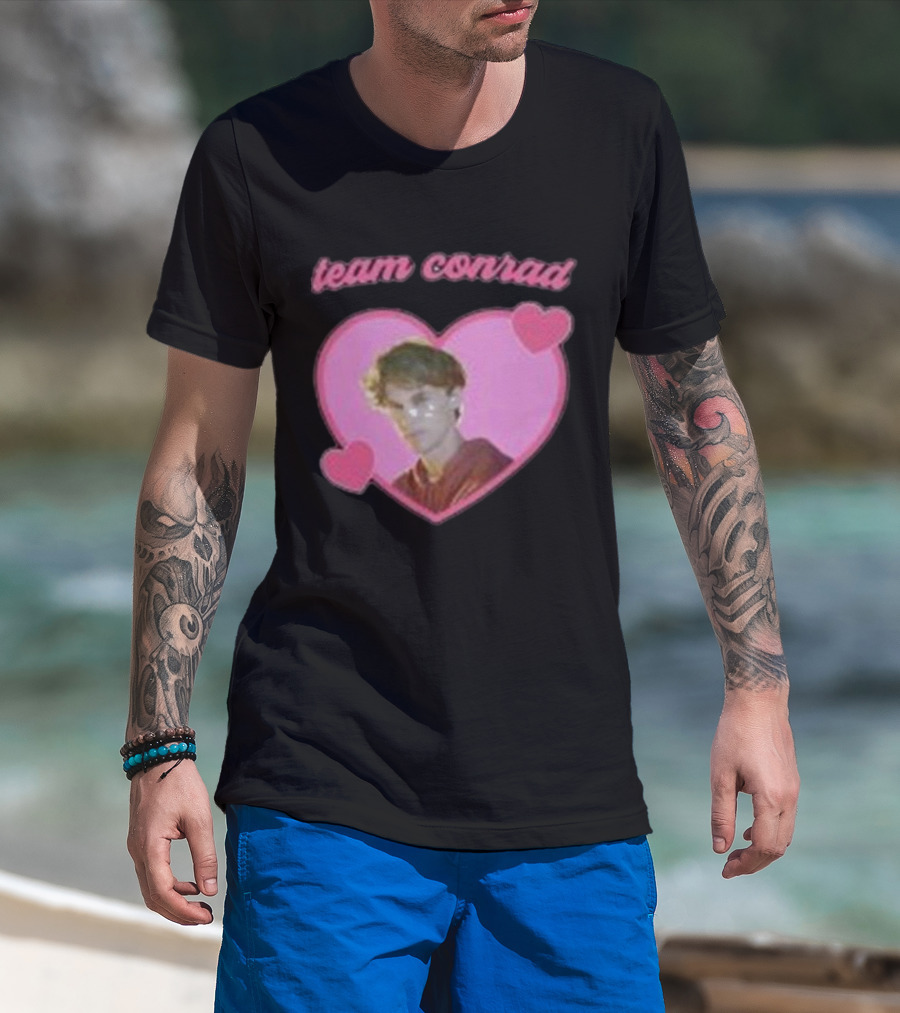 Team Conrad Heart Design Lembrar T-Shirt