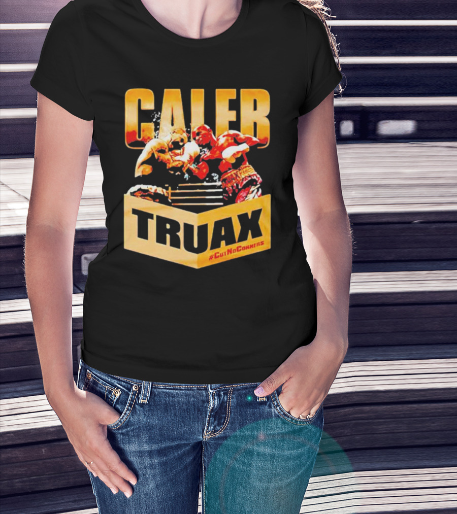 Caleb Truax Boxing Knockout #CutNoCorners T-Shirt