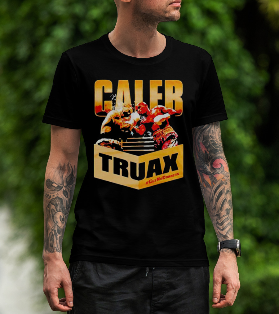 Caleb Truax Boxing Knockout #CutNoCorners T-Shirt
