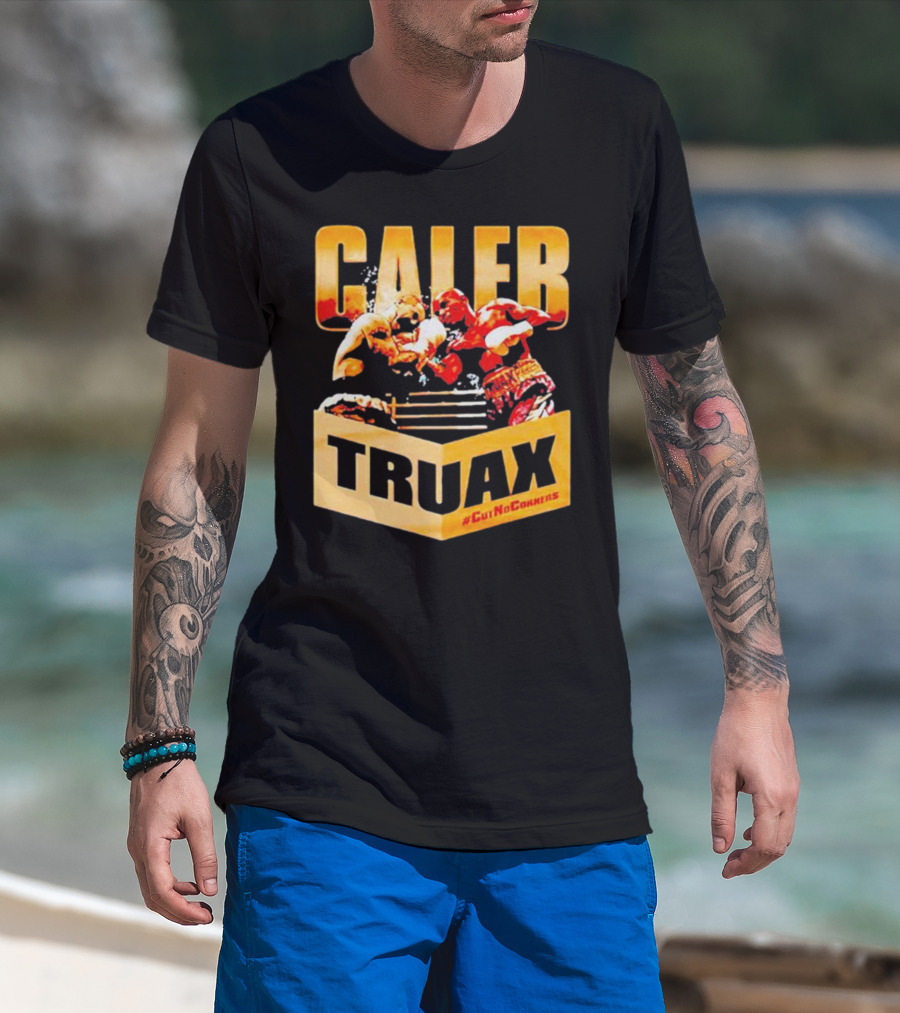 Caleb Truax Boxing Knockout #CutNoCorners T-Shirt