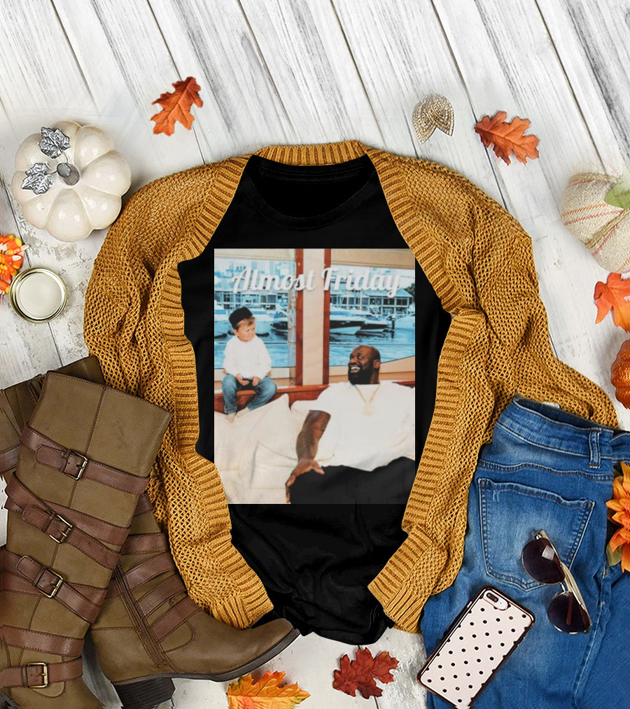 Almost Friday Shaq and Hasbulla Boat Scene T-Shirt
