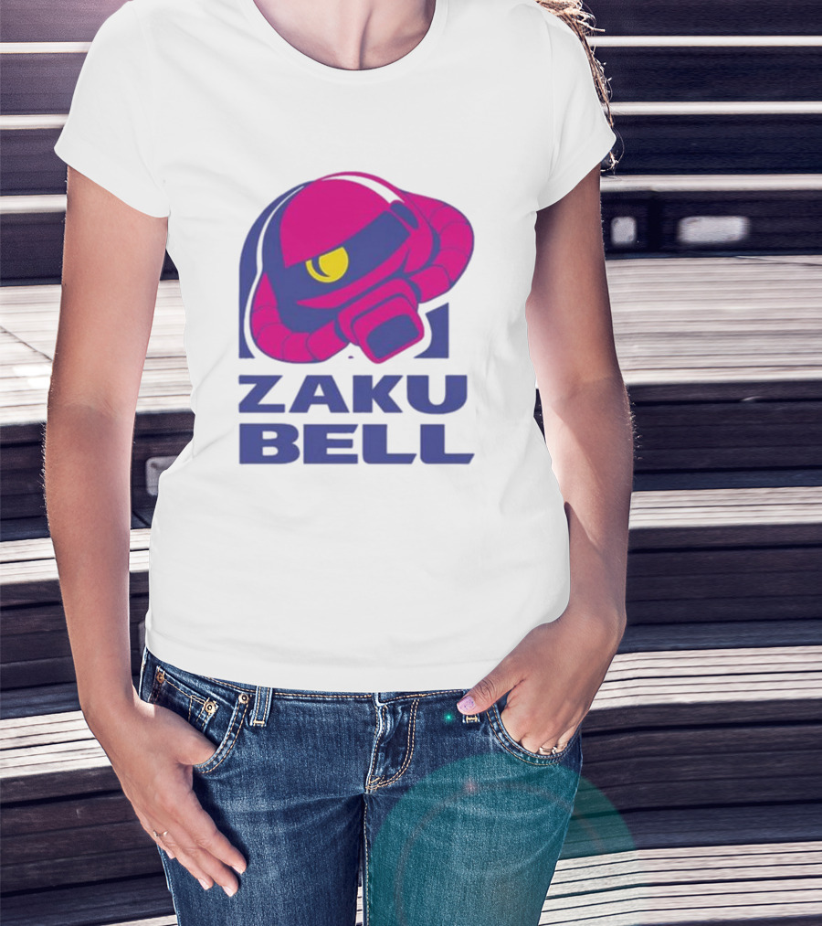 Dead Set Media Zaku Bell Mecha Fast Food Mashup T-Shirt