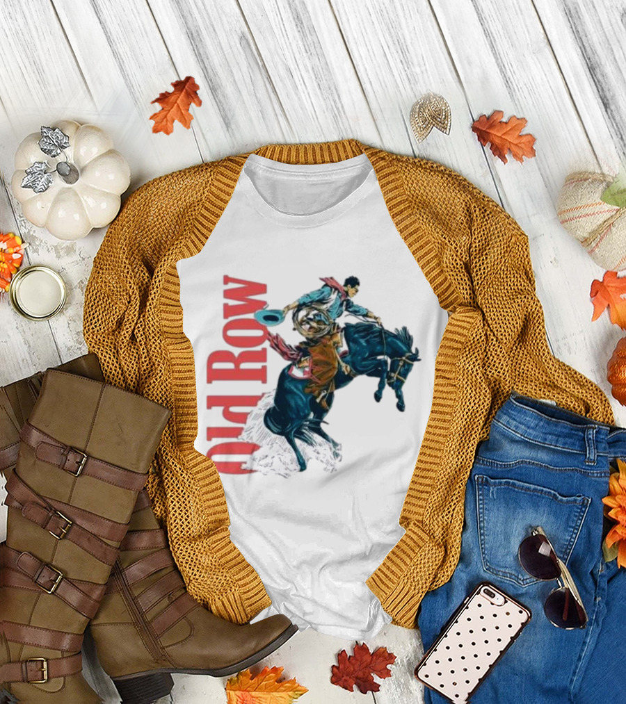 Old Row Cowboy Rodeo Rider Galloping 3.0 T-Shirt