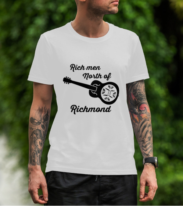 Rich Men North Of Richmond Guitar T-Shirt