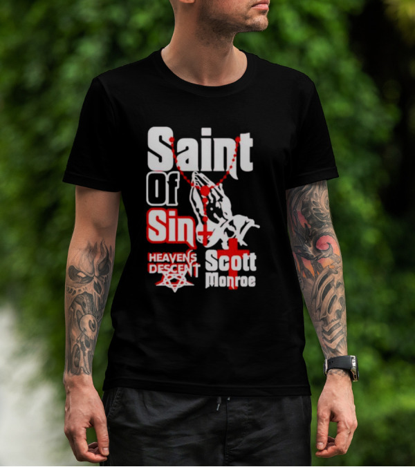 Saint Of Sin Heavens Descent Scott Monroe T-Shirt