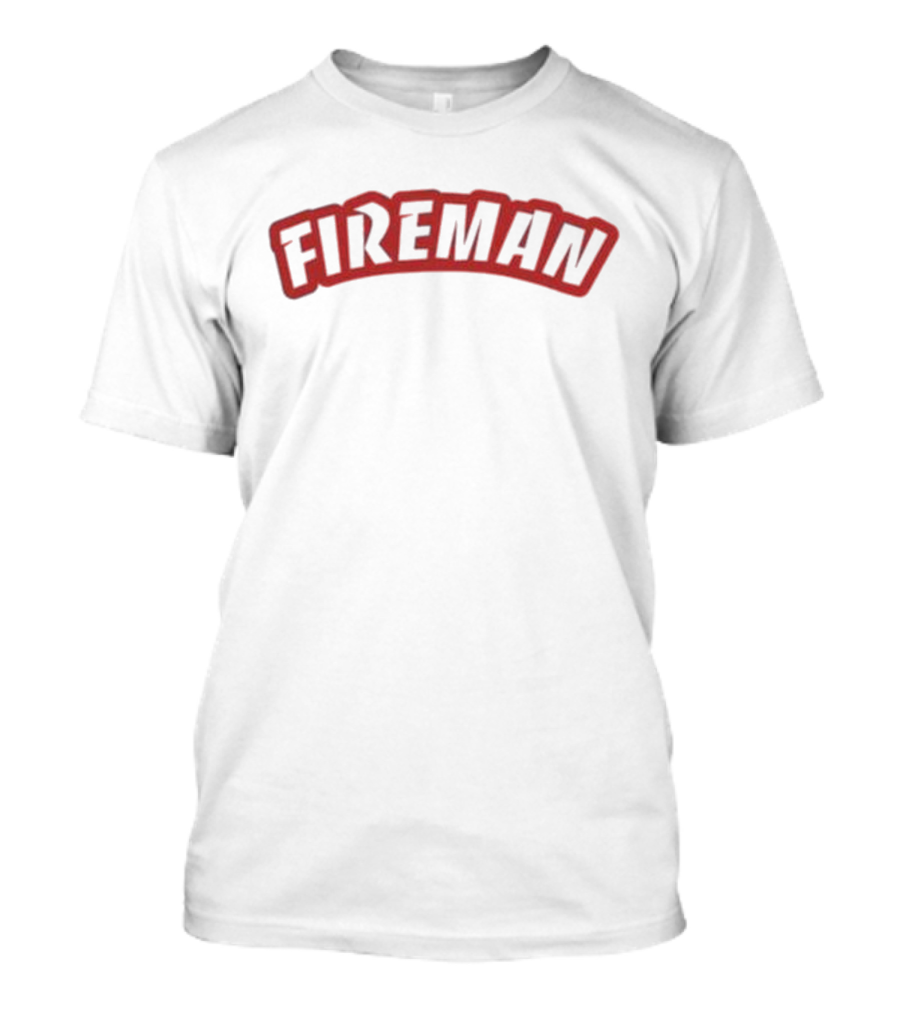 FIREMAN Superhero Heroic Firefighter T-Shirt