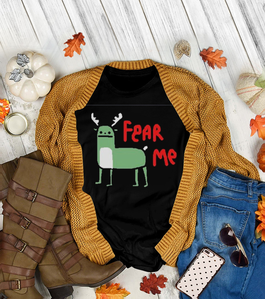 Buck Fear Me Spooky Deer T-Shirt