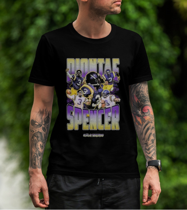 Diontae Spencer Vintage High School HUDL Wizards Football Legends T-Shirt