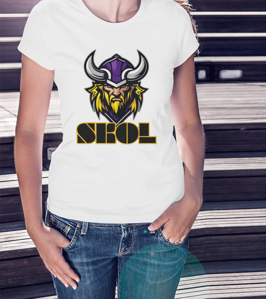 Minnesota Vikings Skol Scandinavian Pride Viking T-Shirt