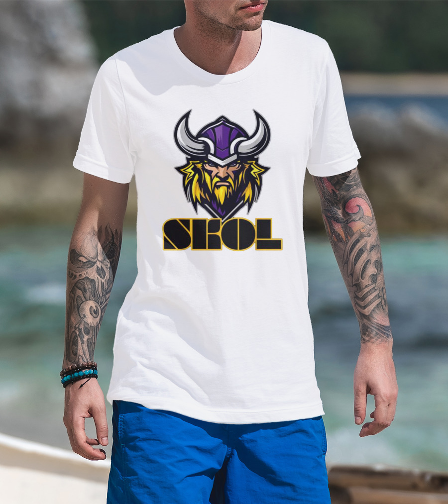 Minnesota Vikings Skol Scandinavian Pride Viking T-Shirt