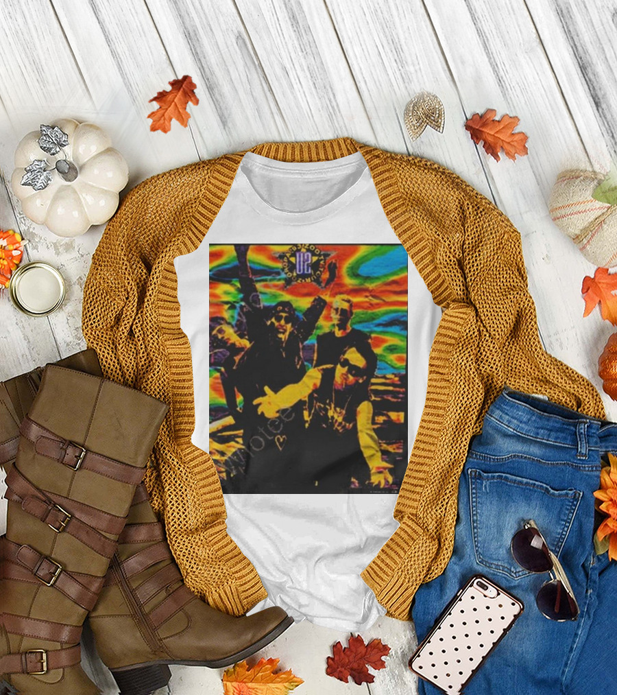 U2 Zooropa 30 Band Psychedelic Artwork US Store T-Shirt