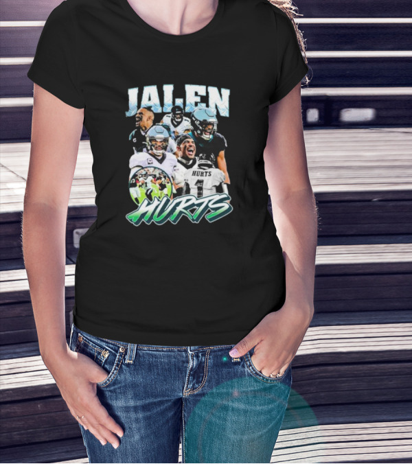 Jalen Hurts Football Images T-Shirt
