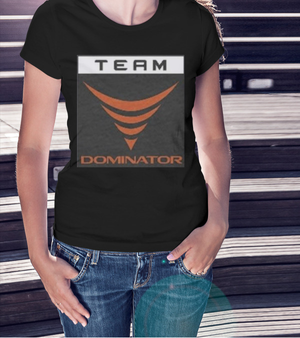 TEAM Dominator Minimal Logo Athletic T-Shirt