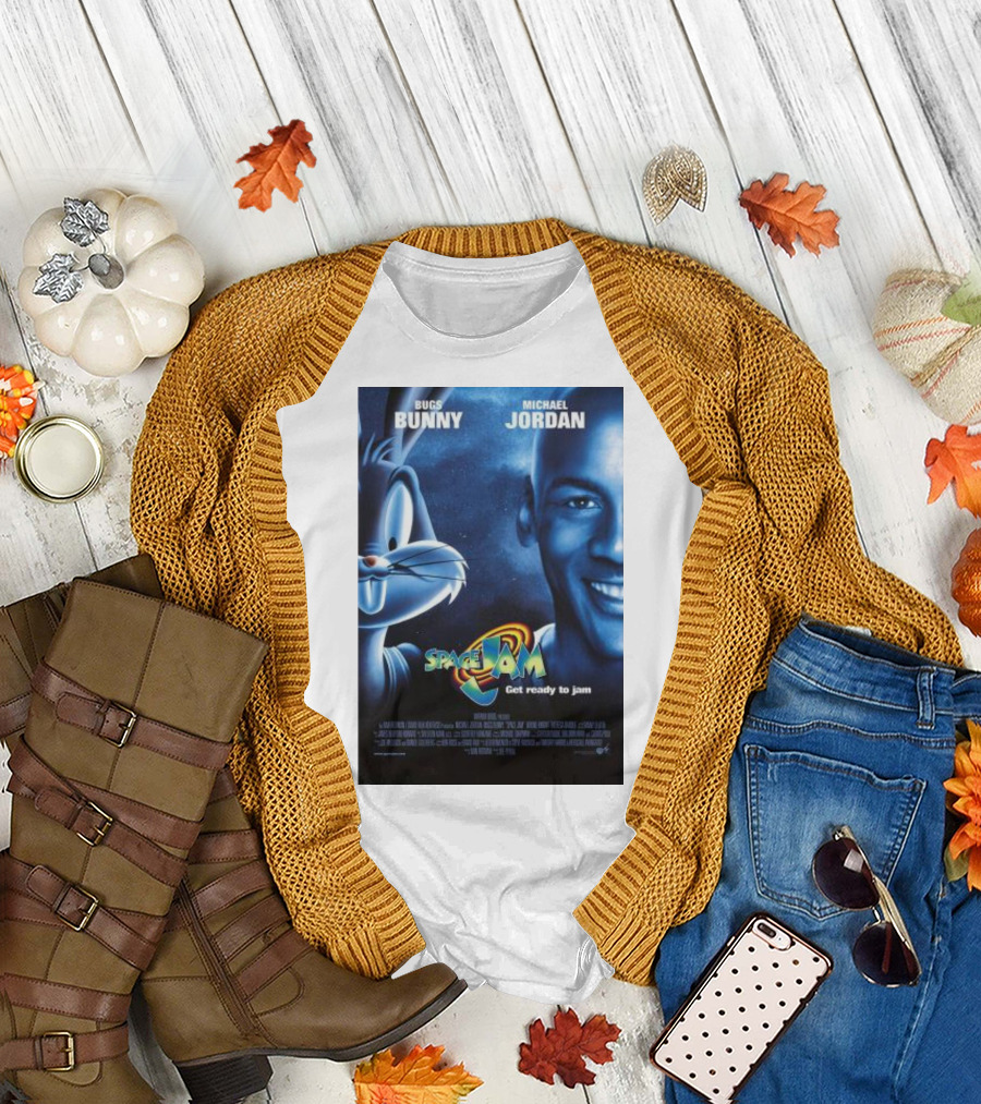 Bugs Bunny Michael Jordan Space Jam Get Ready to Jam T-Shirt
