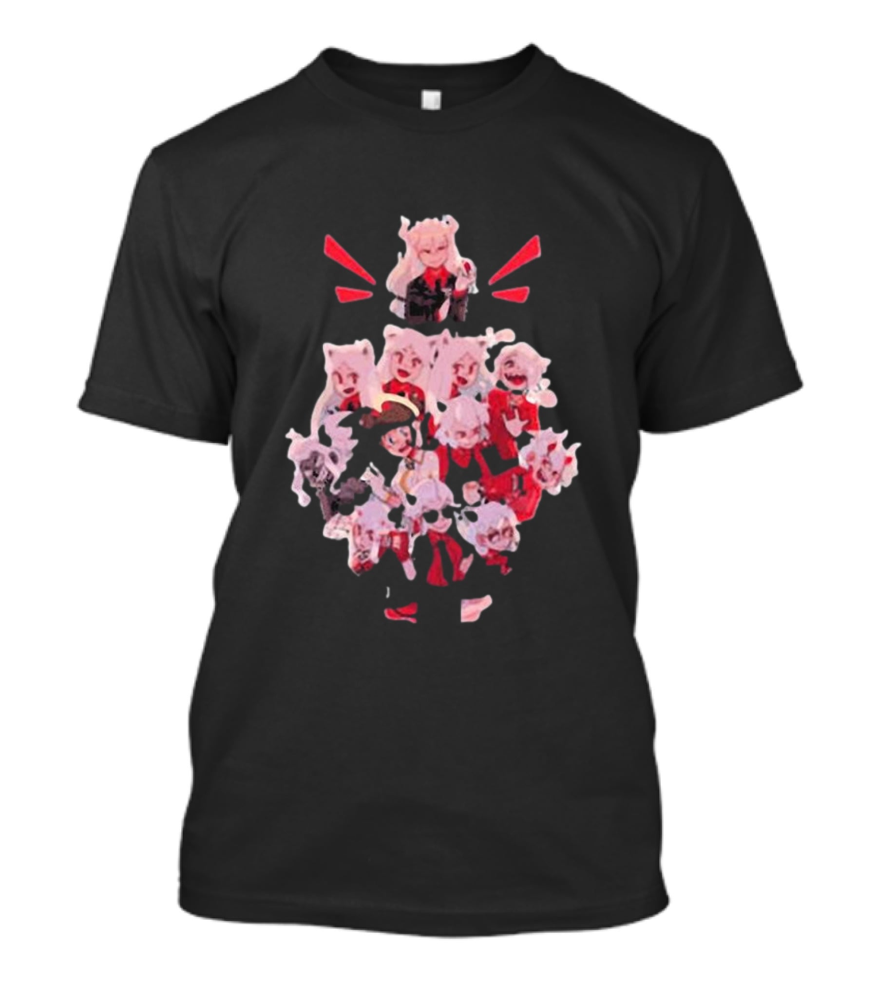Crew Satan Helltaker Character Compilation T-Shirt