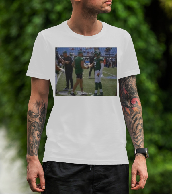 Zach Wilson Football Is Fun Football Is Fun T-Shirt