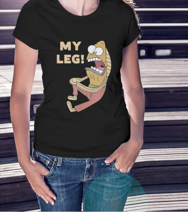 My Leg Mel Fred Fish Reference T-Shirt