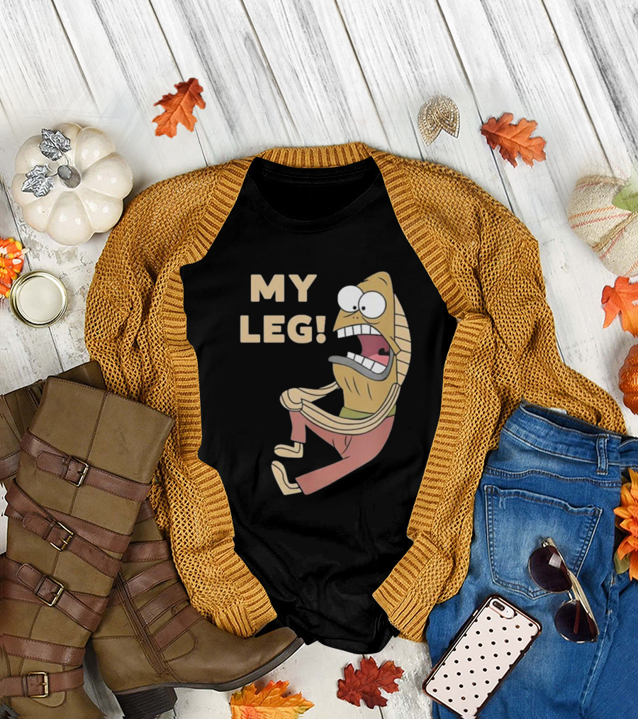 My Leg Mel Fred Fish Reference T-Shirt