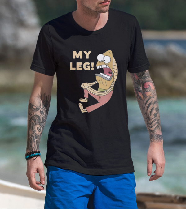 My Leg Mel Fred Fish Reference T-Shirt