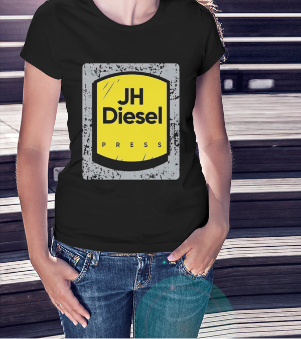 JH Diesel Press Yellow Emblem T-Shirt