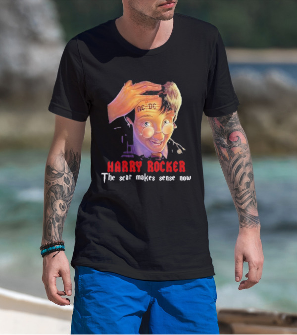 HARRY ROCKER AC-DC The Scar Makes Sense Now T-Shirt