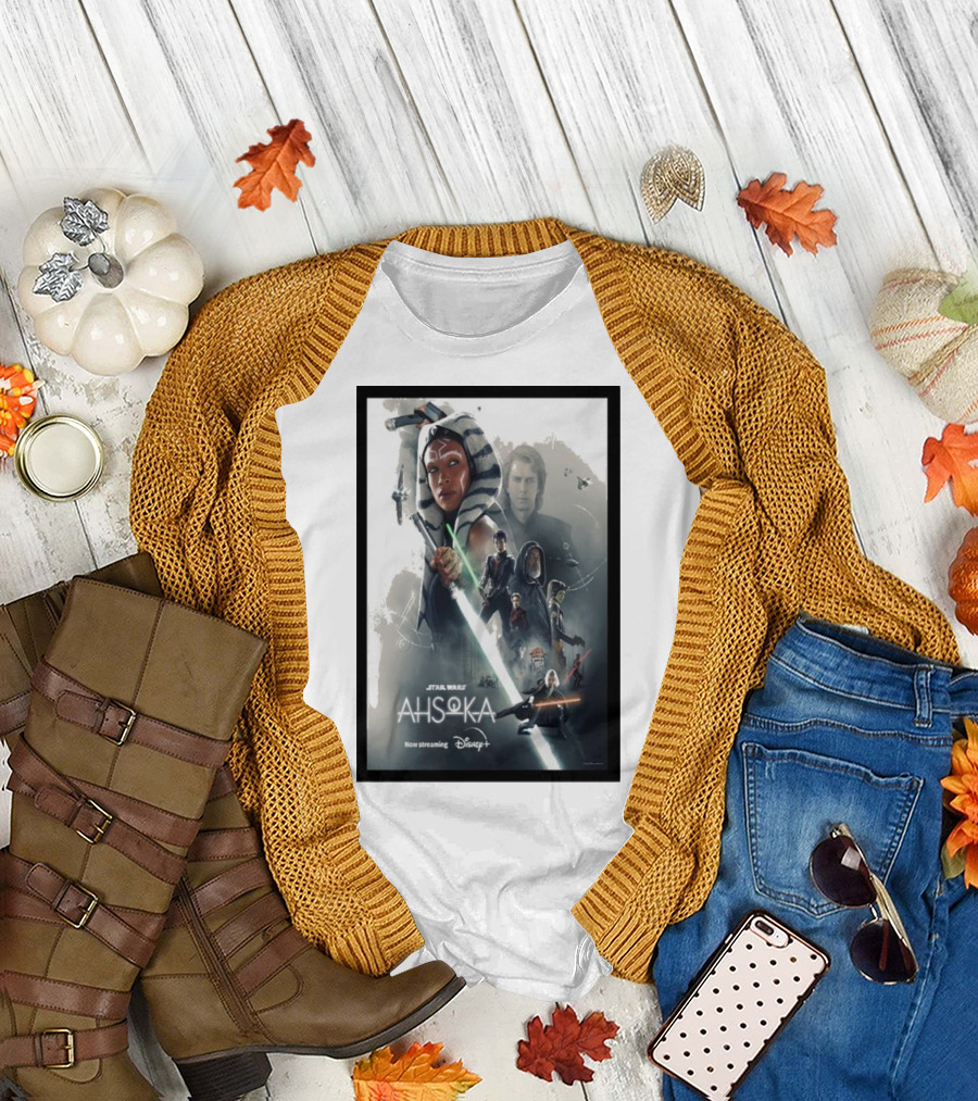Star Wars Ahsoka Anakin Now Streaming Disney Plus T-Shirt