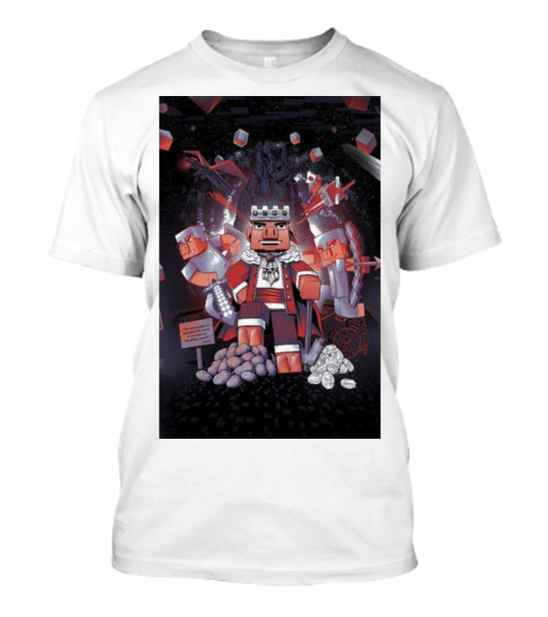 Technoblade The Journey Continues Minecraft-Inspired Fantasy Adventure T-Shirt