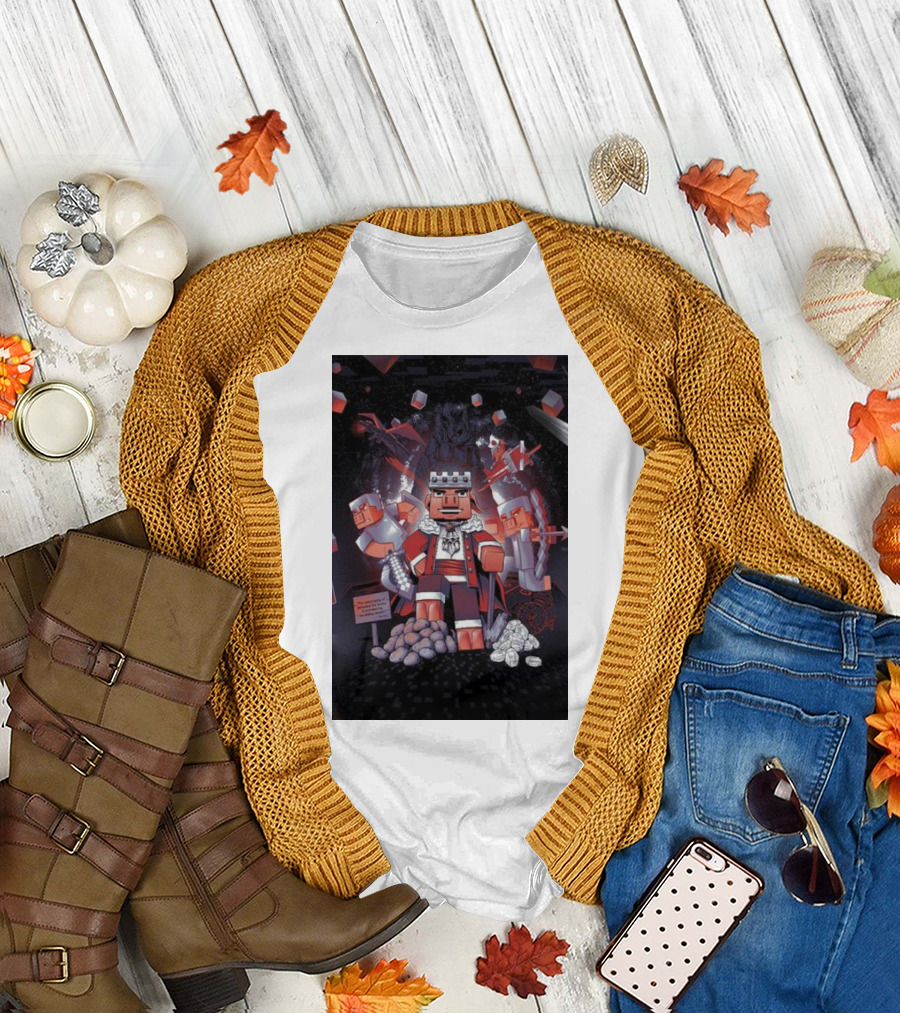 Technoblade The Journey Continues Minecraft-Inspired Fantasy Adventure T-Shirt