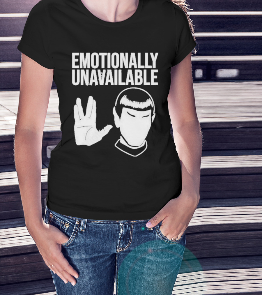 Emotionally Unavailable Star Trek Vulcan Gesture T-Shirt