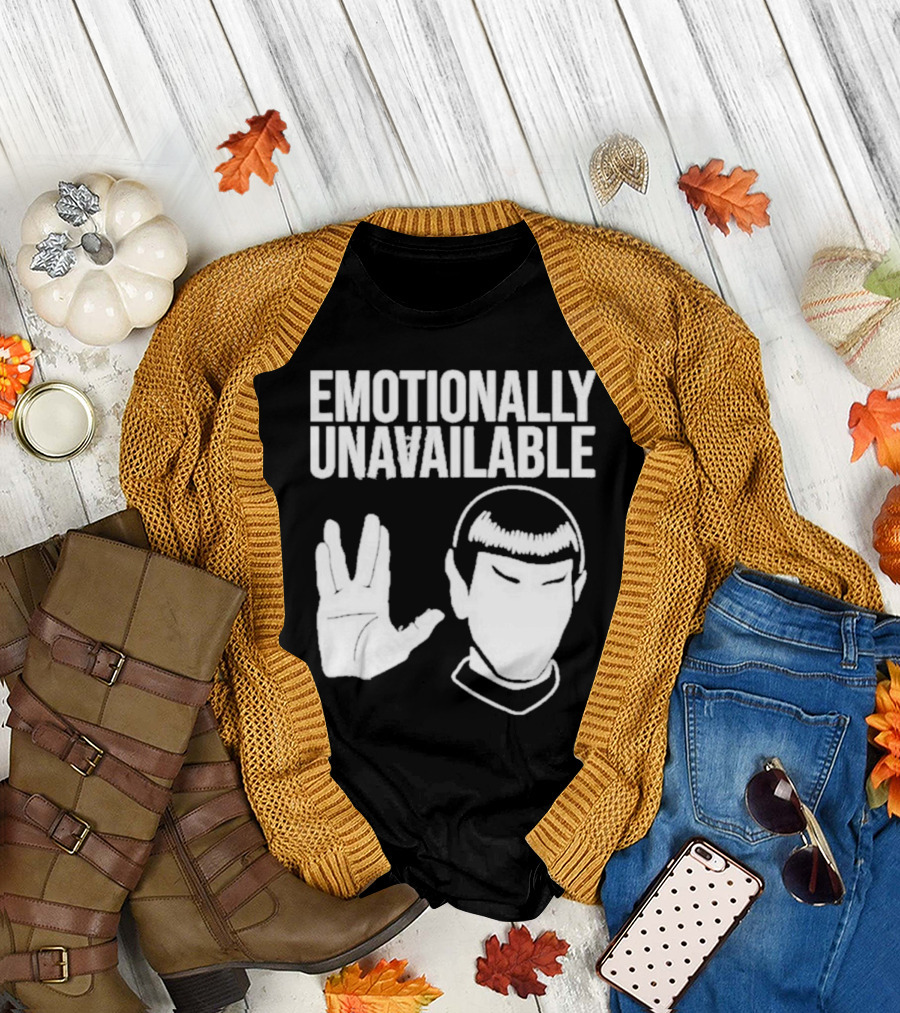 Emotionally Unavailable Star Trek Vulcan Gesture T-Shirt