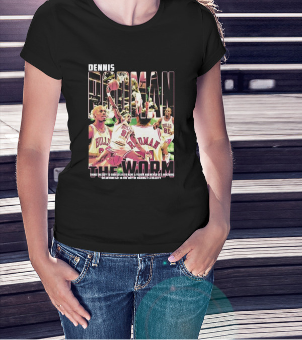 Dennis Rodman The Worm Bulls Vision To Success T-Shirt