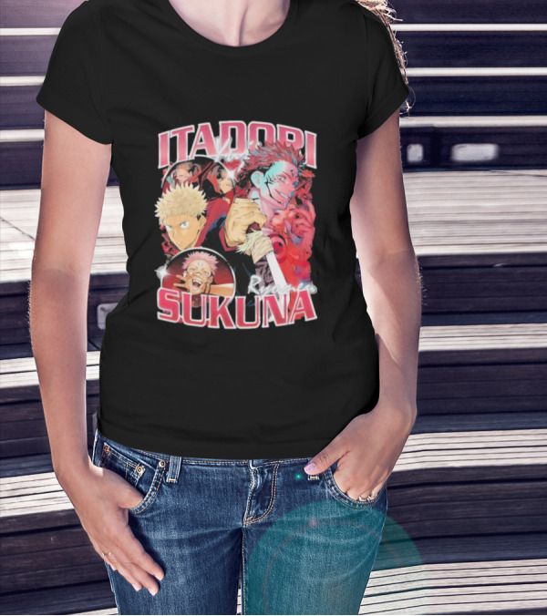 Itadori Yuji Ryomen Sukuna Jujutsu Kaisen Manga T-Shirt