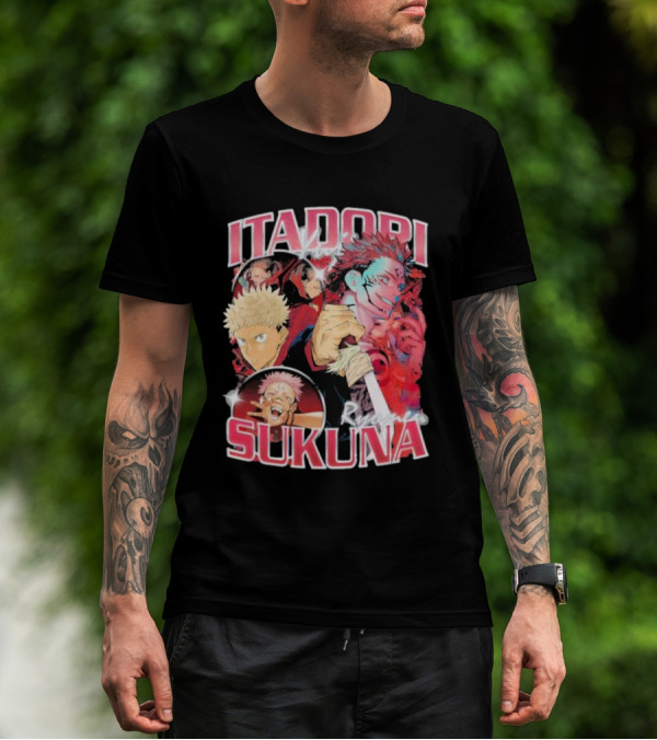 Itadori Yuji Ryomen Sukuna Jujutsu Kaisen Manga T-Shirt