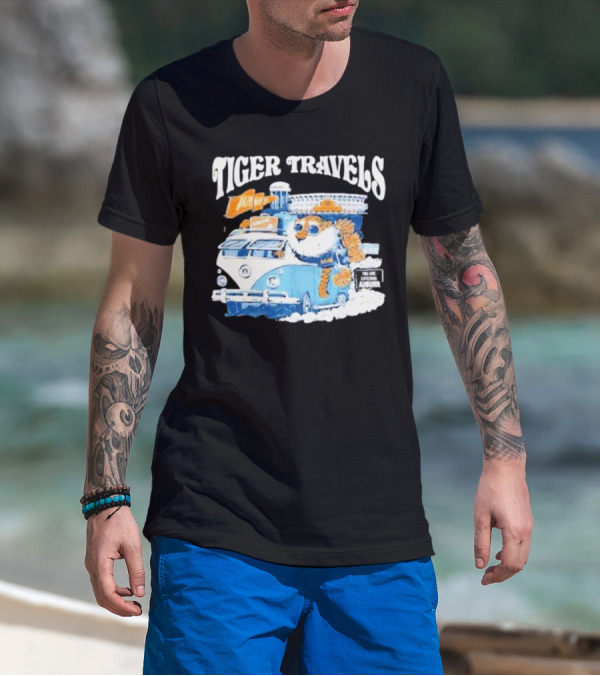 Tiger Travels Auburn Stadium Adventure T-Shirt