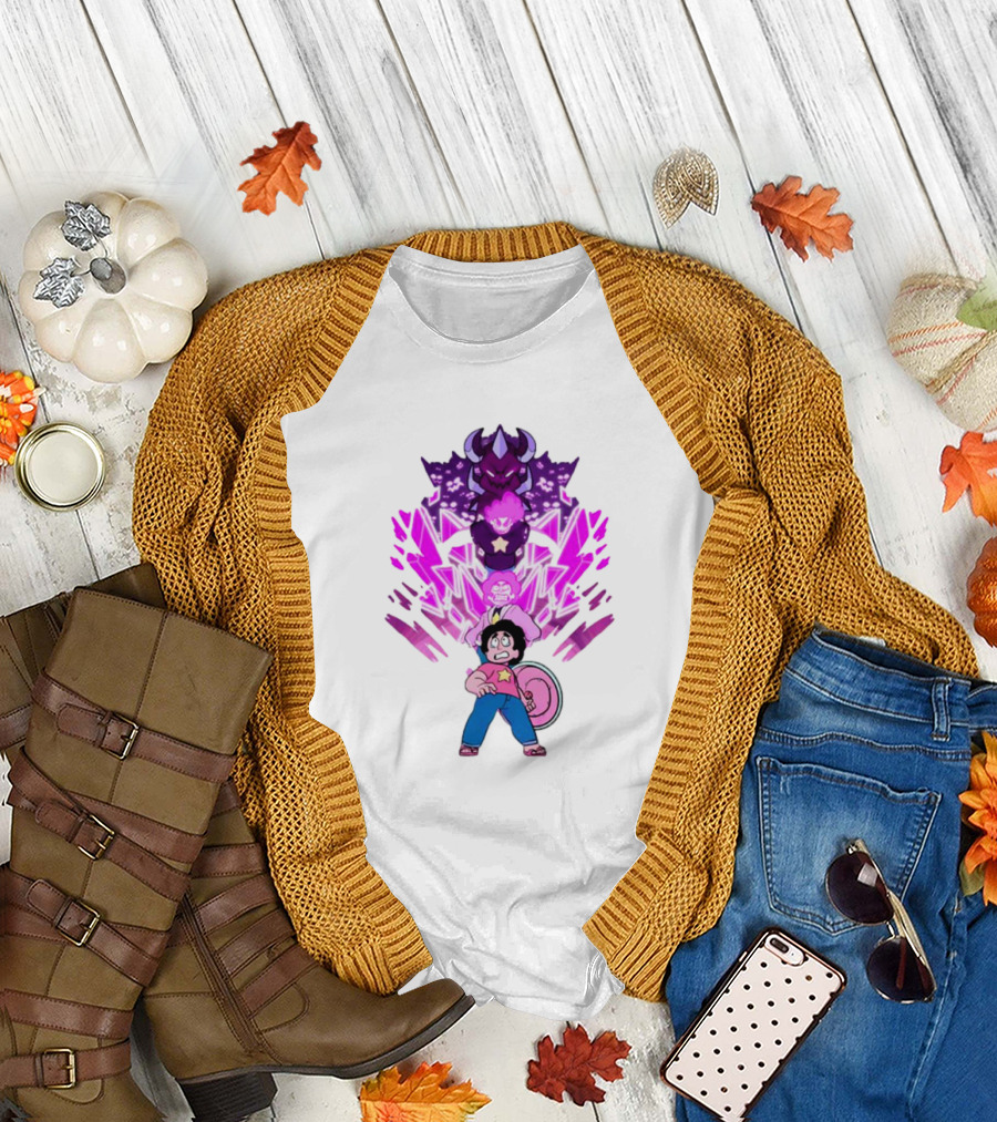 Jakeneutron Steven Universe Dark Fusion Transformation T-Shirt