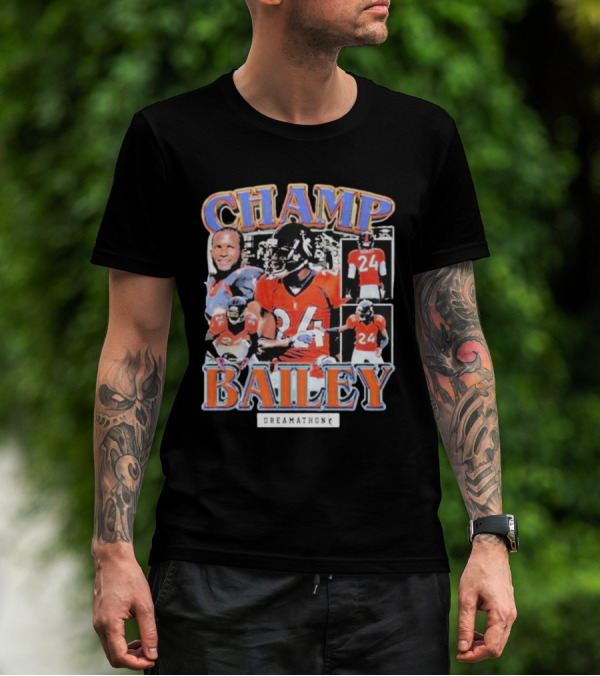 CHAMP BAILEY DREAMATHON NFL 24 T-Shirt