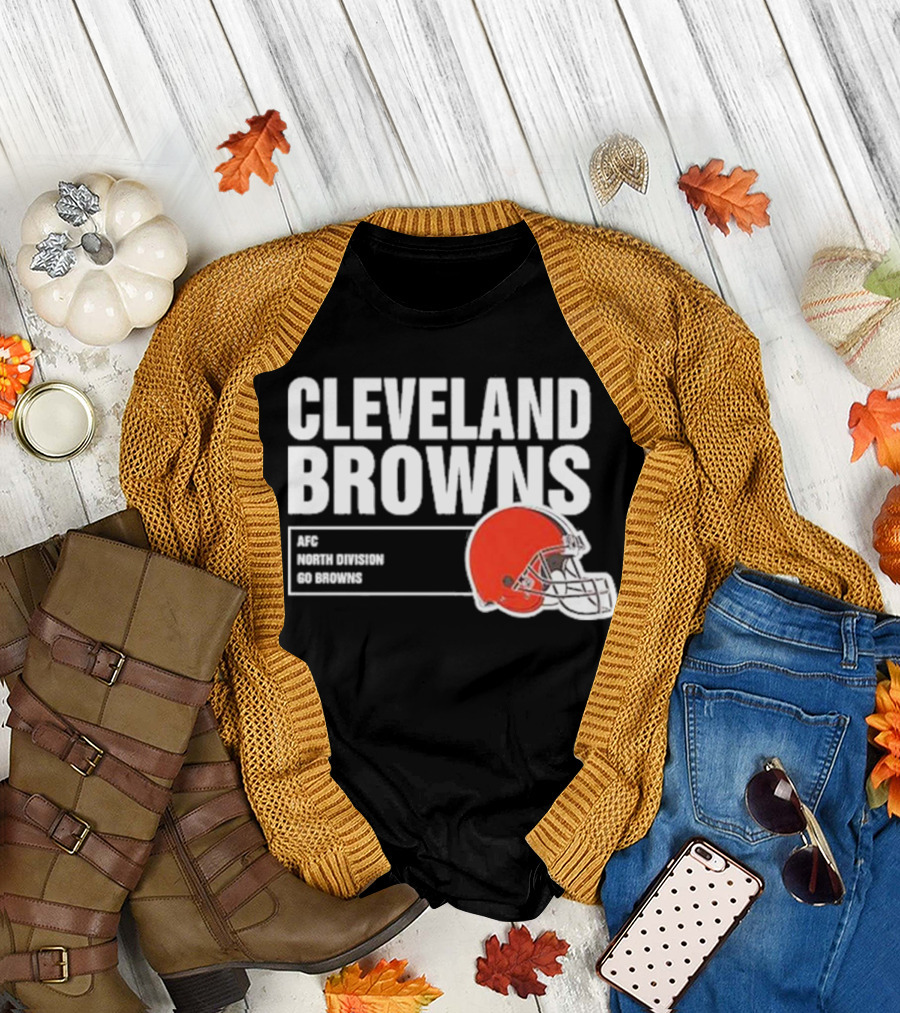 Cleveland Browns AFC North Division Go Browns T-Shirt