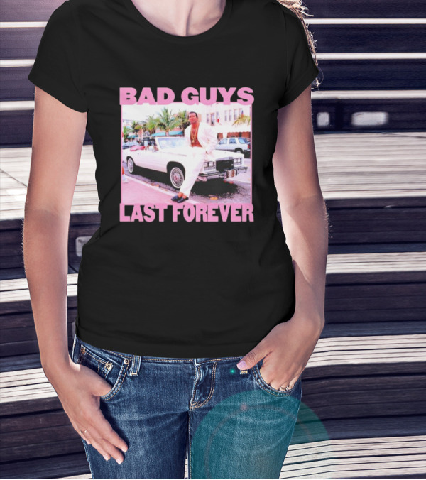 Scott Hall Bad Guys Last Forever Retro Miami Vibe T-Shirt