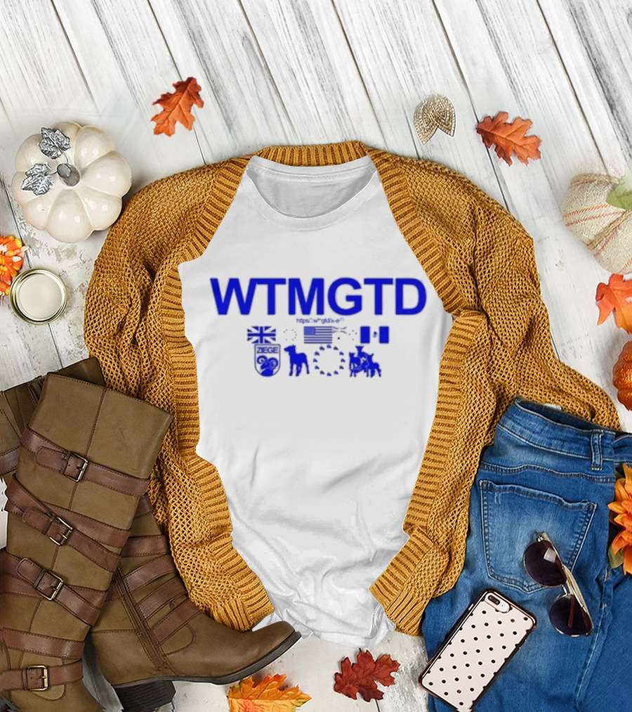 WTMGTD WaitImGoated ZEGE Goat Flag Icons T-Shirt