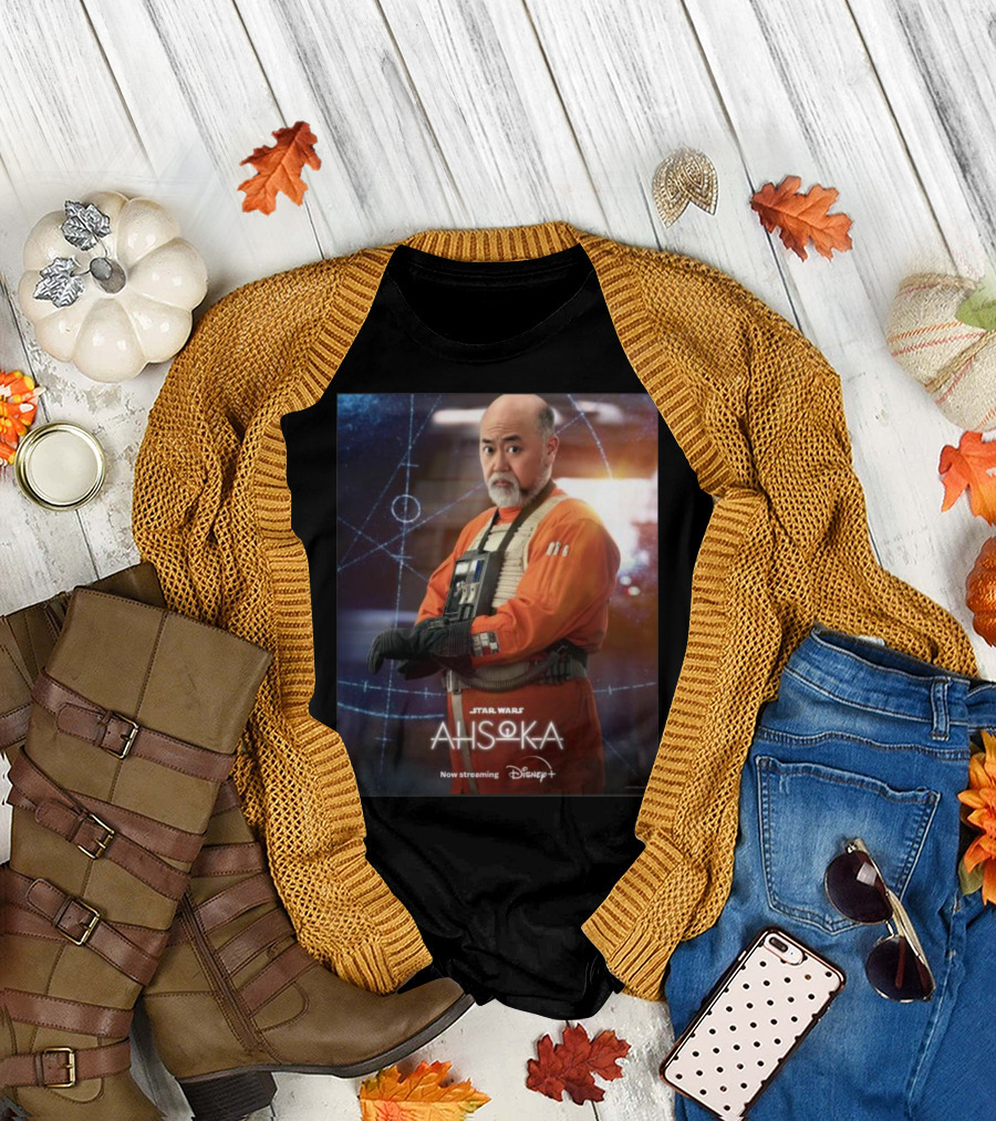 Ahsoka Carson Teva Character Star Wars Disney Plus Now Streaming T-Shirt