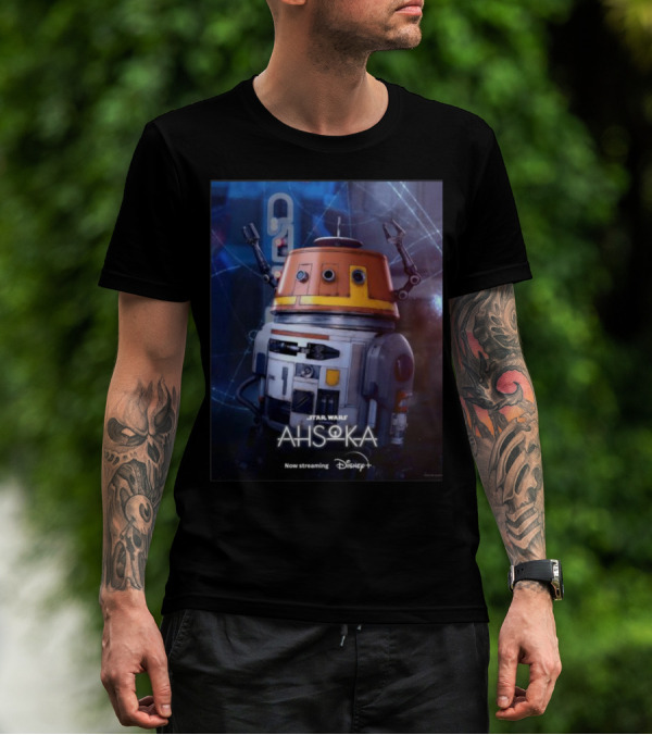 Star Wars Ahsoka Chopper Droid Character Now Streaming Disney+ T-Shirt