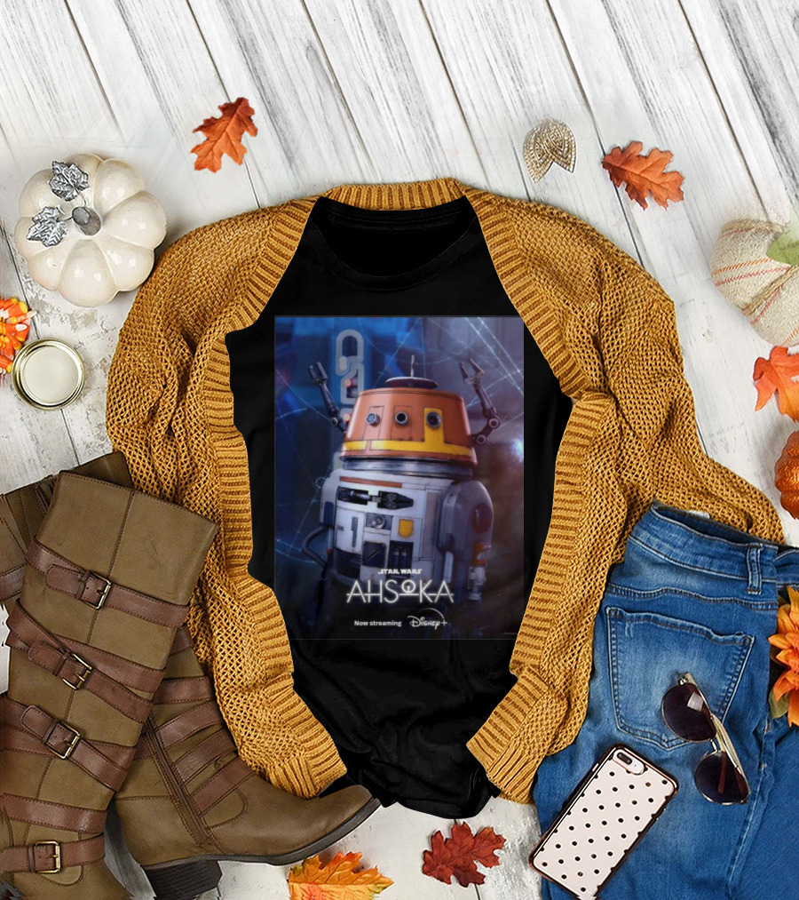 Star Wars Ahsoka Chopper Droid Character Now Streaming Disney+ T-Shirt