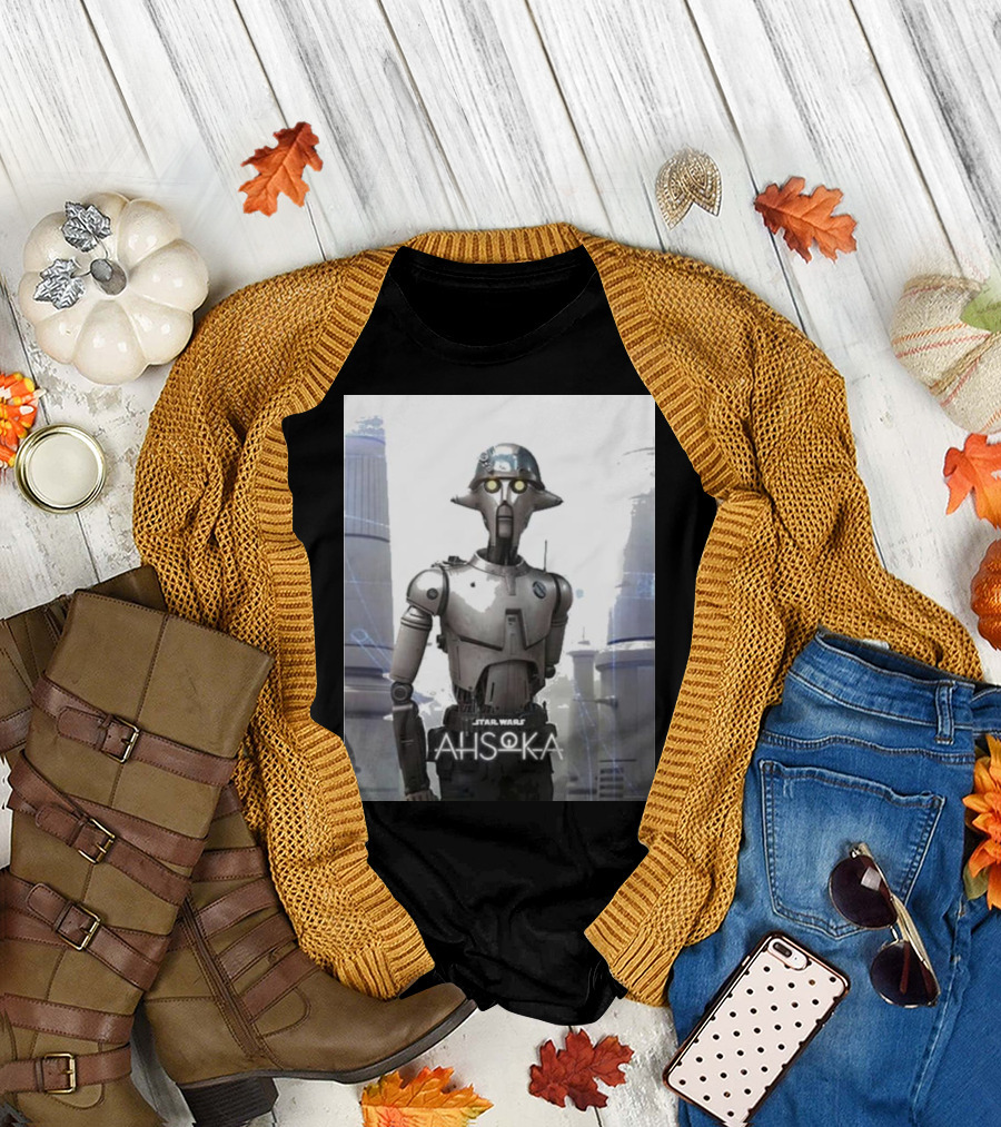 Star Wars Ahsoka Huyang Character Robot Droid T-Shirt